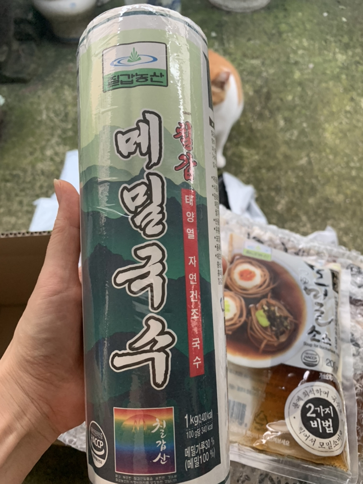 칠갑농산 메밀국수 모밀소스