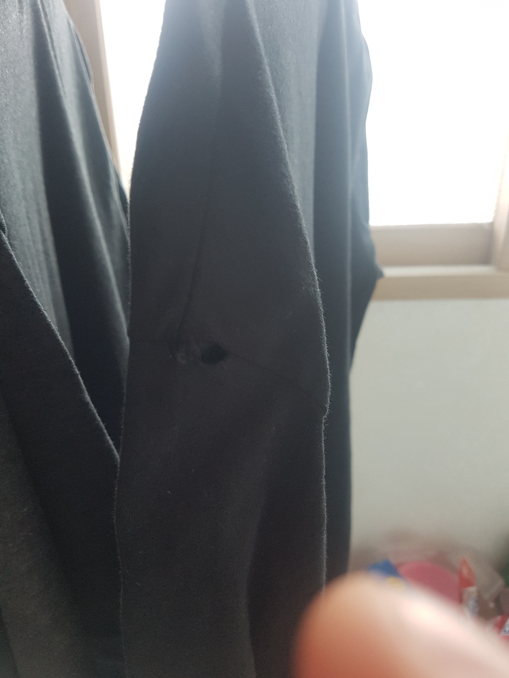 더베이직샵 남녀공용 퓨어 코튼 면 기본 롱 레이어드 옆트임 라운드 반팔 티셔츠 2컬러 5사이즈 리뷰후기