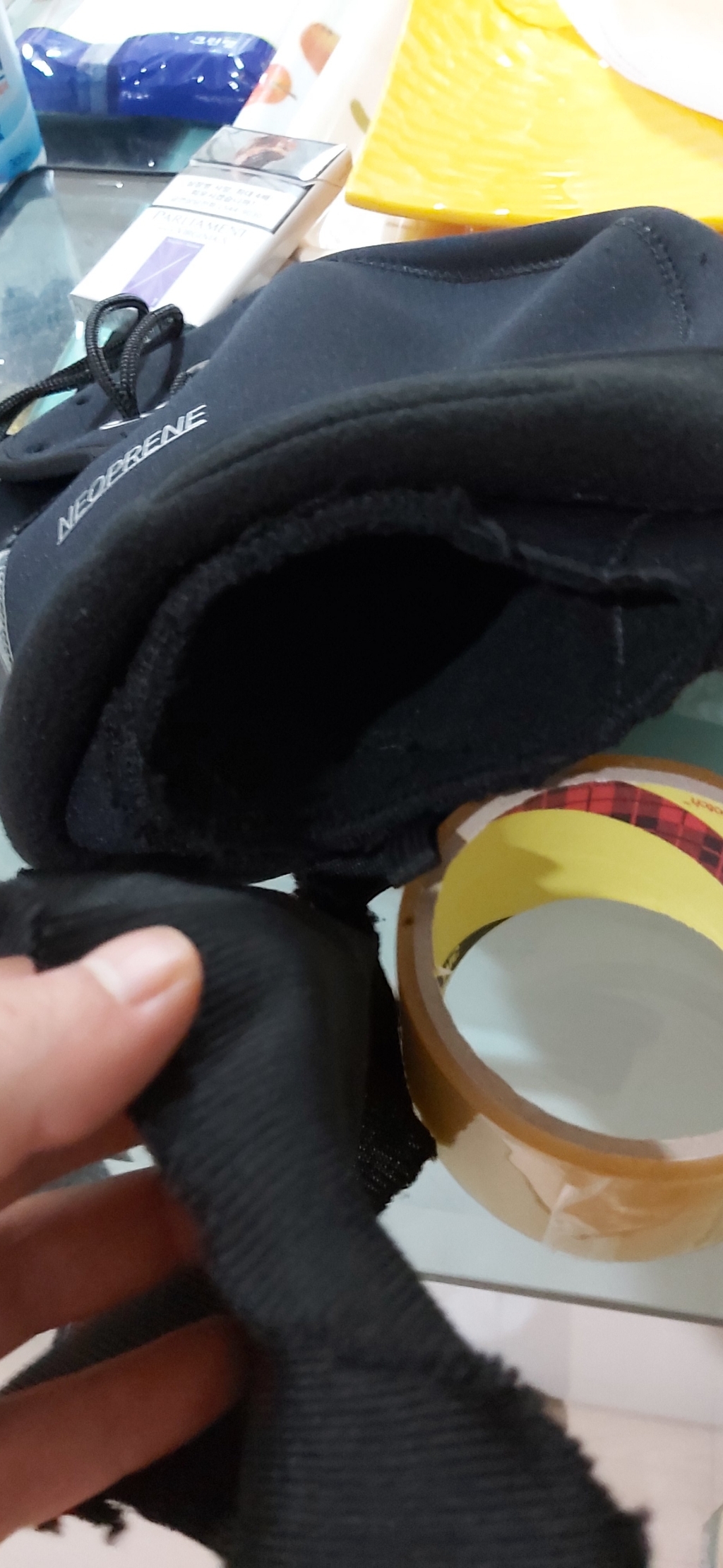 배런 네오플렌 오토바이 핸들토시