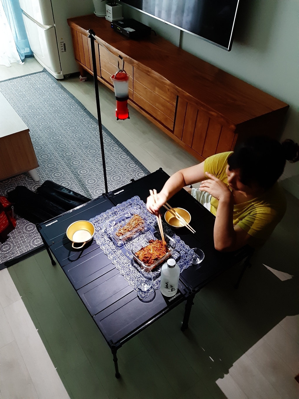스노우라인 큐브 카본 테이블 5