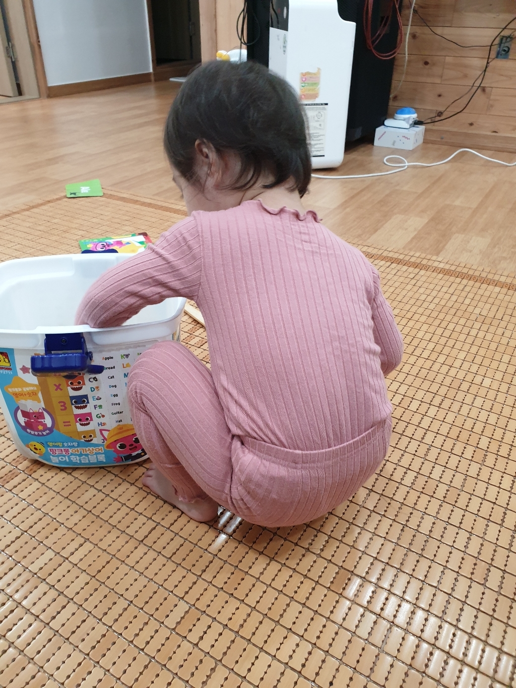 배냇베이비 아동용 모달 소재 셔링 긴팔 실내복