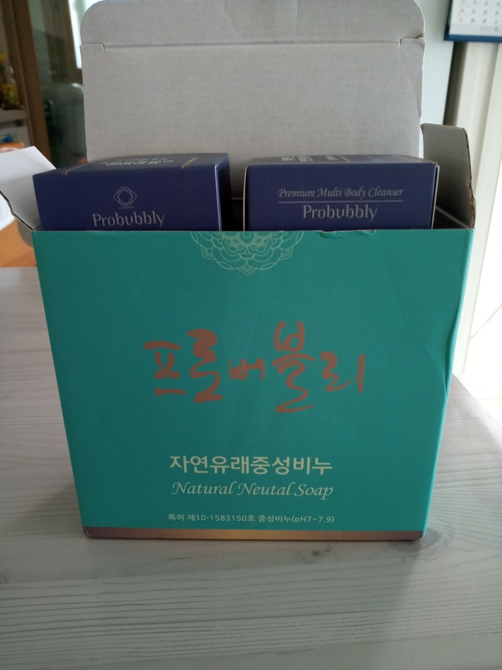 프로버블리 비누 땅콩새싹 진주 백련초