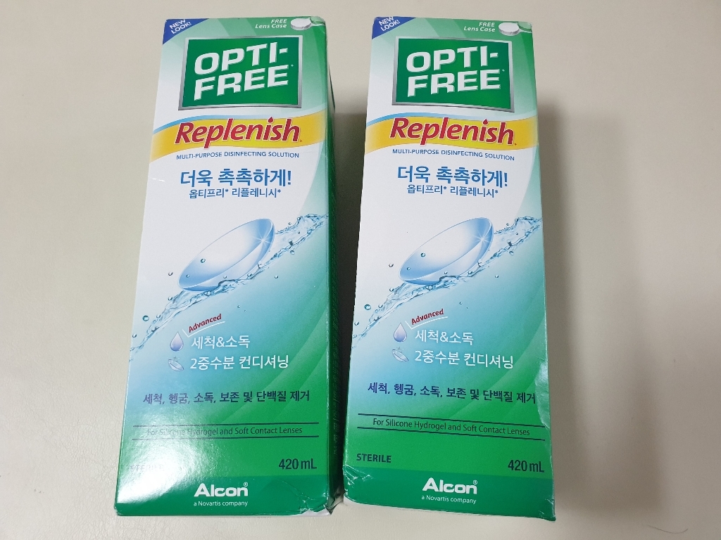 옵티프리 리플레니시 렌즈관리액