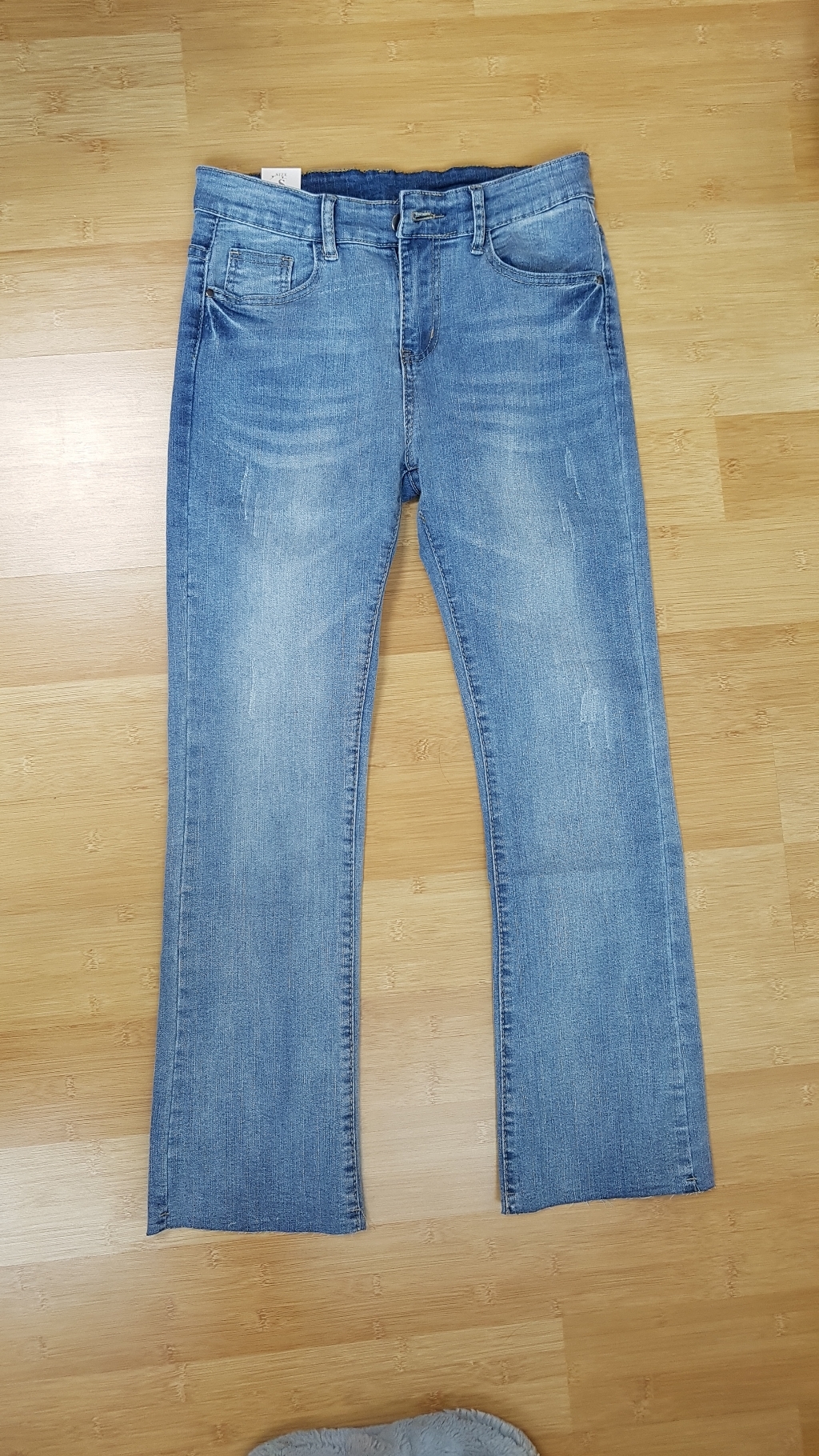 오키진 여성용 스판폭발 부츠컷 청바지 할인 리뷰 후기