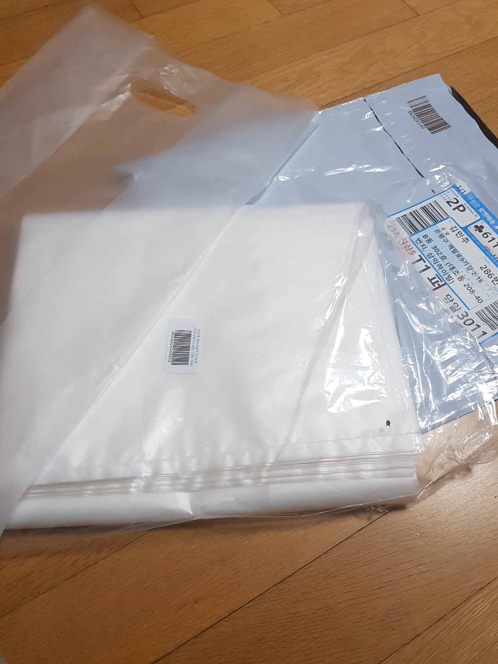 피크닉하우스 HD 반투명 무지 비닐백 대