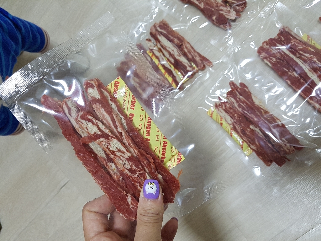 고메스테이크 애견 마블링 간식 슬라이스타입 리뷰 후기