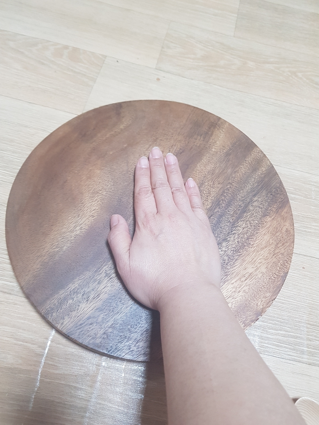 니코트 우드 커팅보드 round