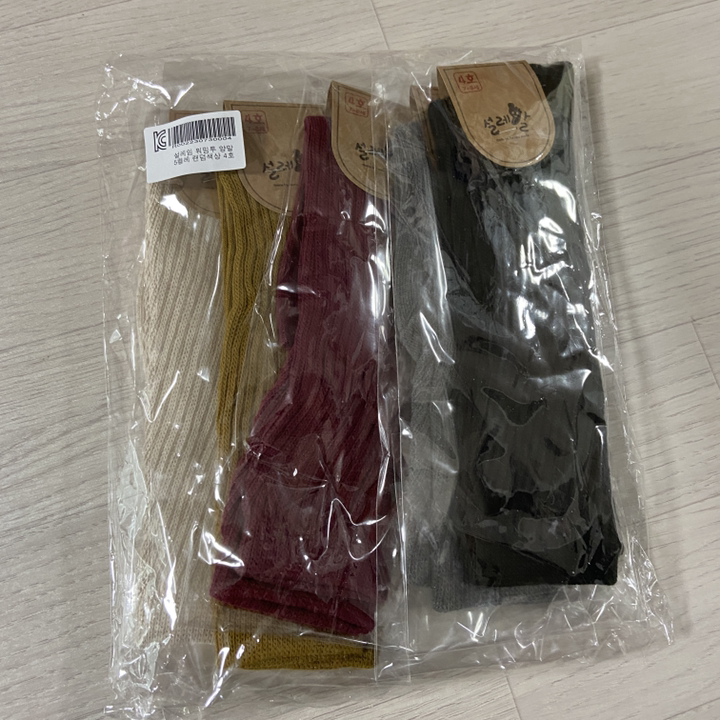 드레스하우스 아동용 설레임 워밍투 양말 5켤레