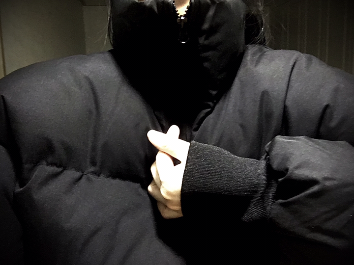 BANC# 하이퀄리티 오버핏 웰론 하이넥 숏패딩