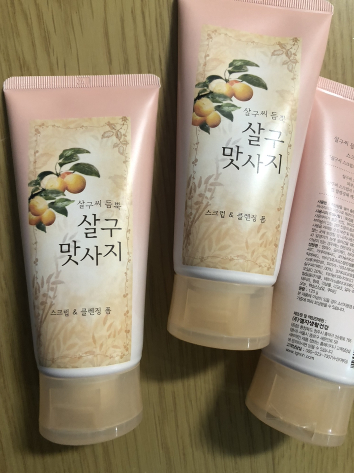 세이 살구 스크럽 앤 클렌징폼
