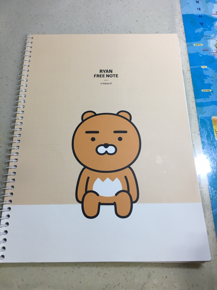 아이콘스 카카오프렌즈 스프링 연습장