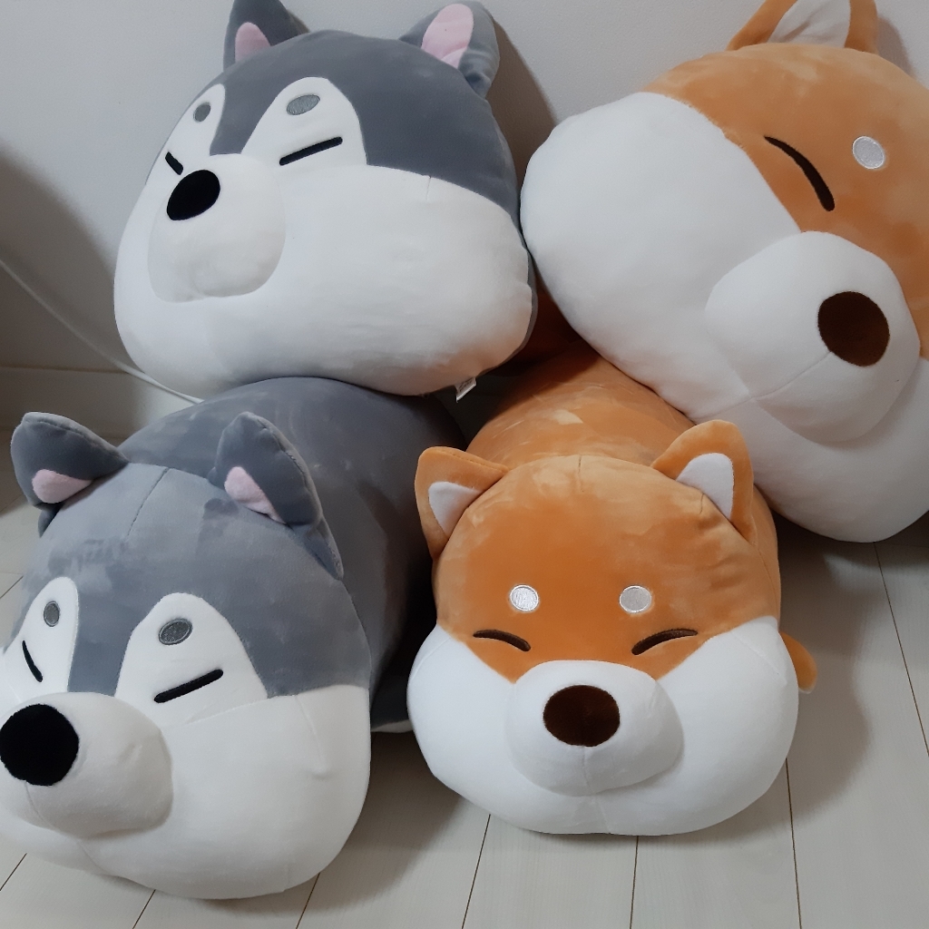 메세 모찌모찌 시바견 쿠션 인형 리뷰후기