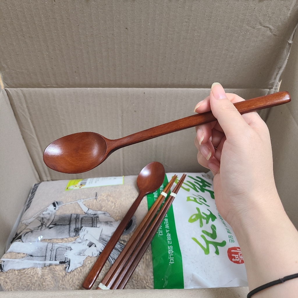장미목 옻칠 수저 235 160 리뷰후기