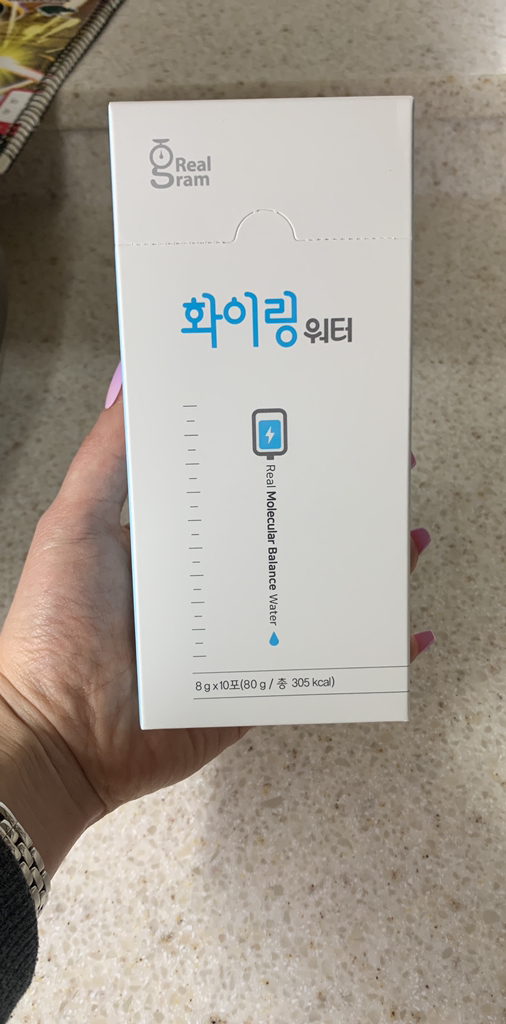 리얼그램 화이링워터 포도당 보충제