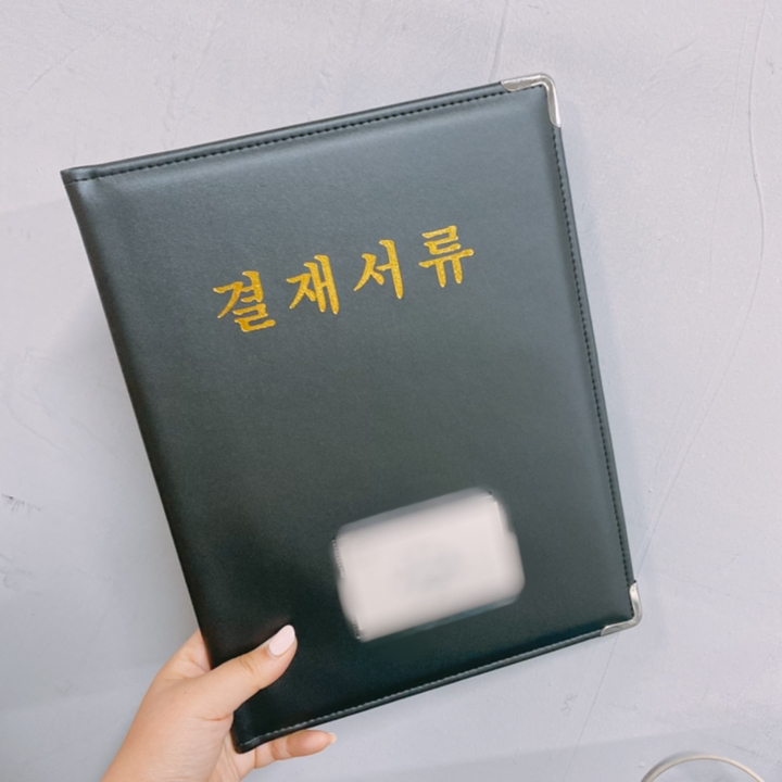 에코청운 고급레쟈 결재서류파일 A4