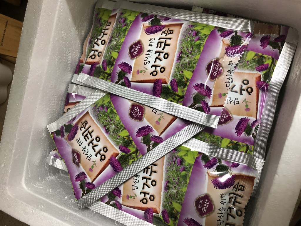 [장금이네농장] 국내산  직접제조 엉겅퀴즙 40포