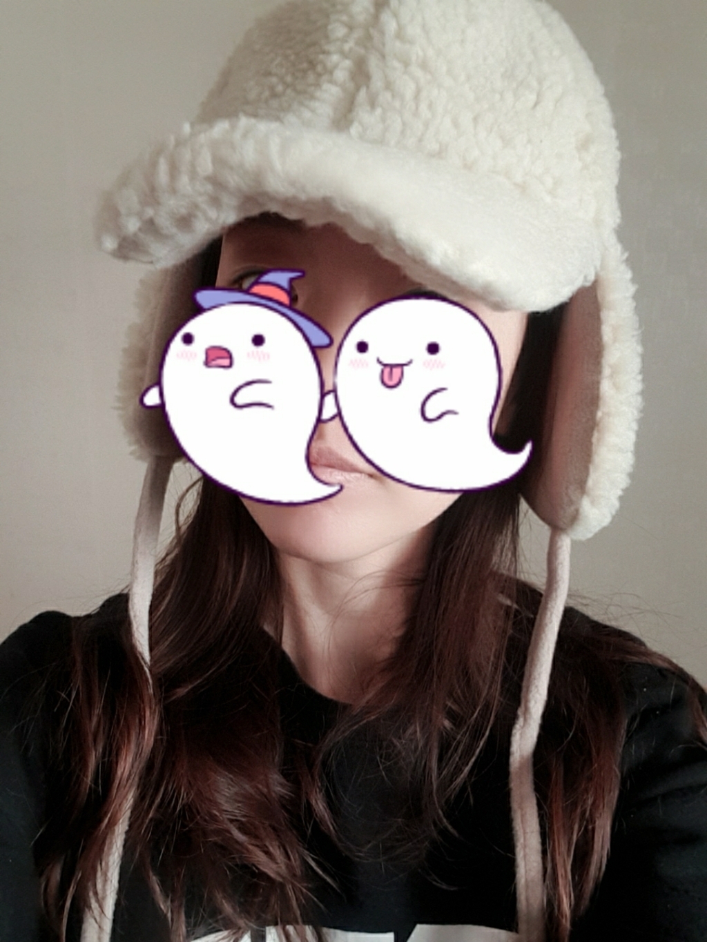 아모르데이 여성용 테디귀돌이캡 양털 뽀글이 덤블 귀도리 겨울 모자