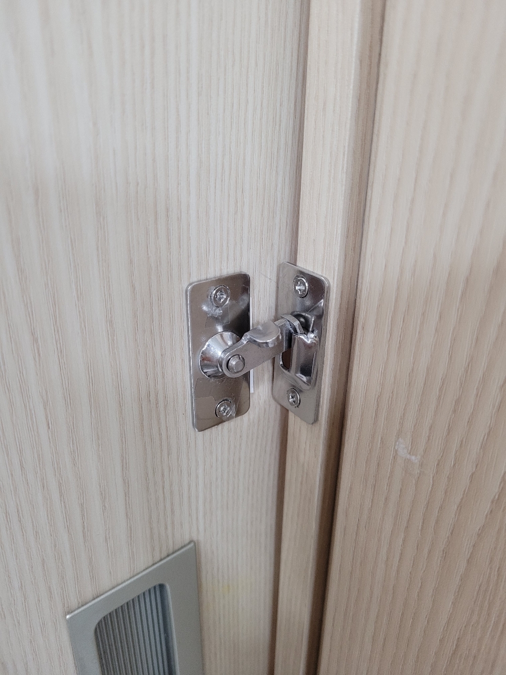 미닫이잠금장치 2번 스텐
