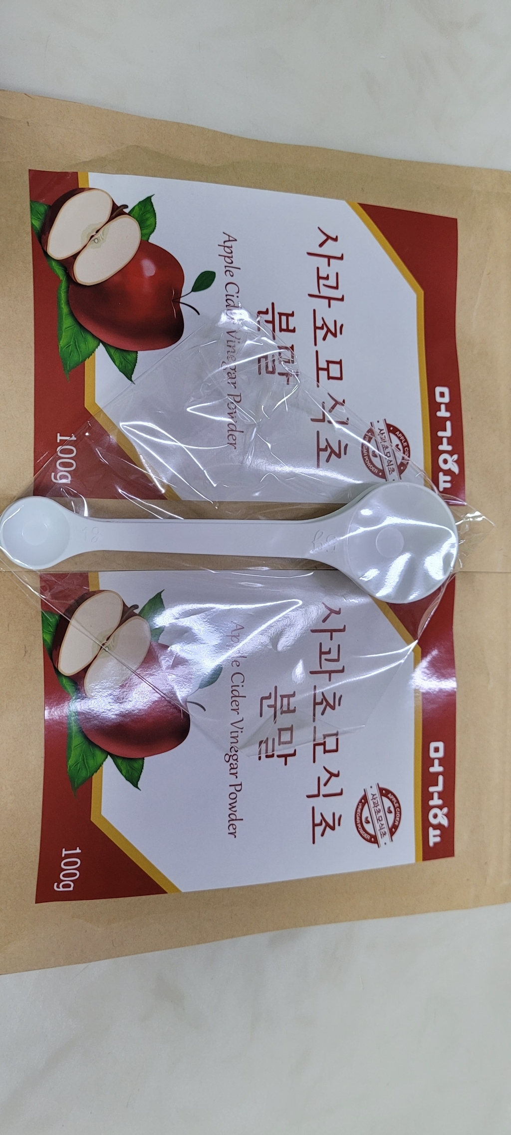 머거요 사과초모식초 분말 국산 애플사이다비니거 가루 파우더