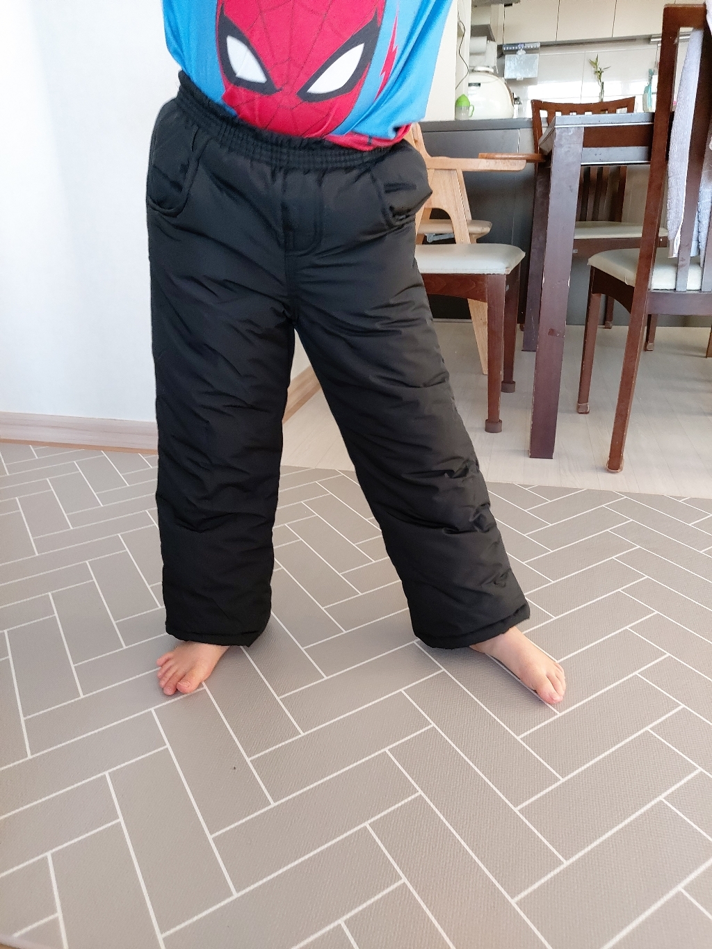 헤윰 아동용 솔리드 패딩바지