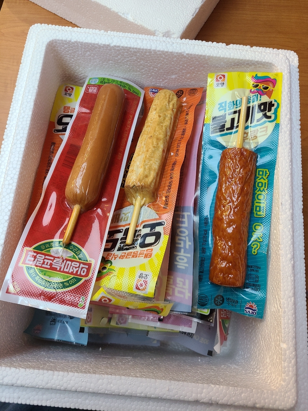 [푸드원스토어] 불고기4어묵바4의성4매콤4오븐꼬치4 사조 롯데 대림 핫바 리뷰후기