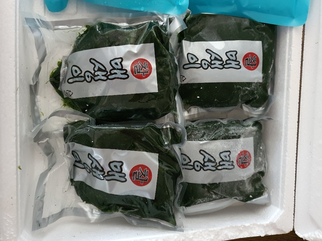 전남 완도 약산 햇 매생이