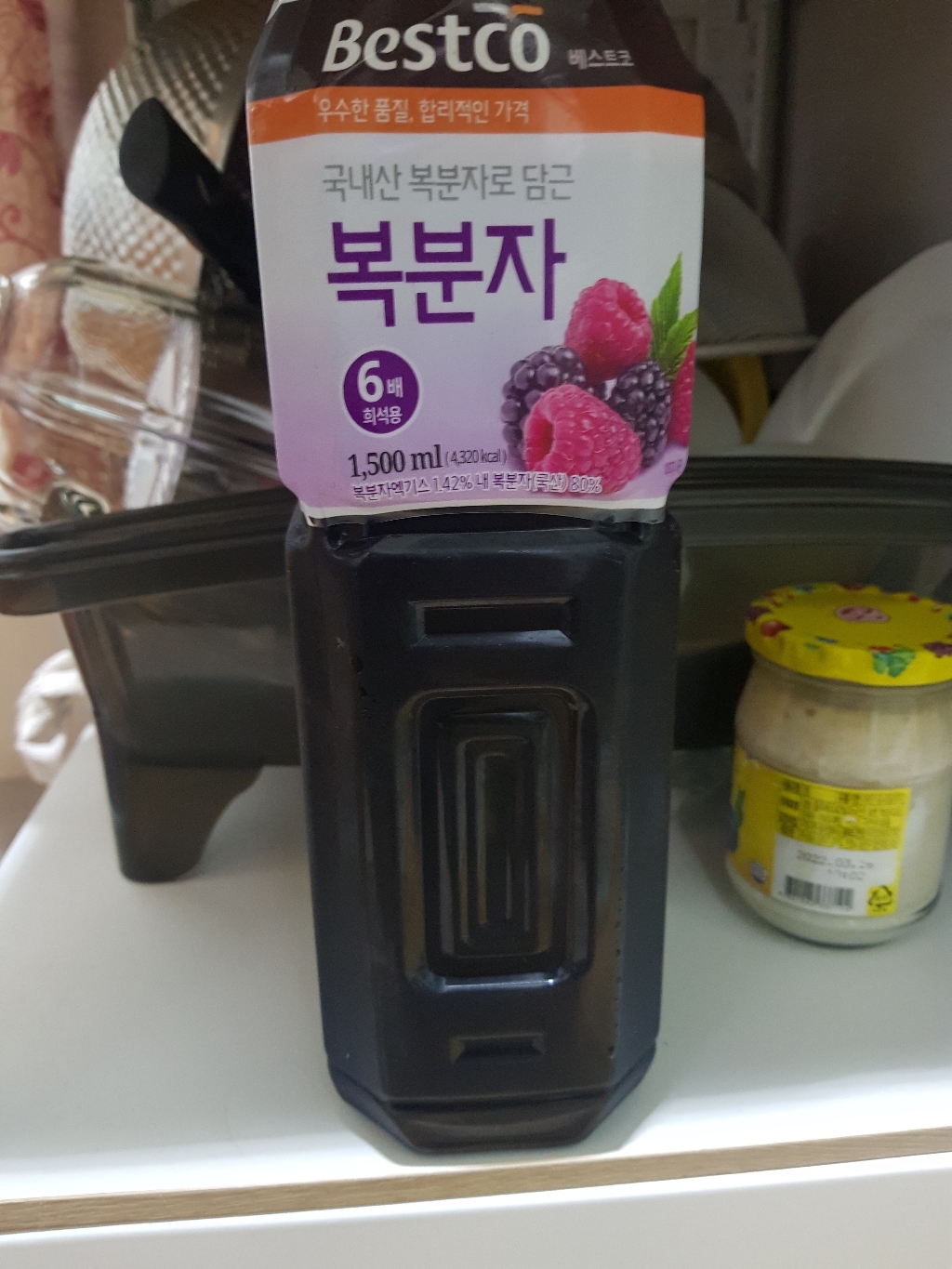 유니크앤몰 국내산 복분자로 담근 복분자 원액 15리터 리뷰 후기
