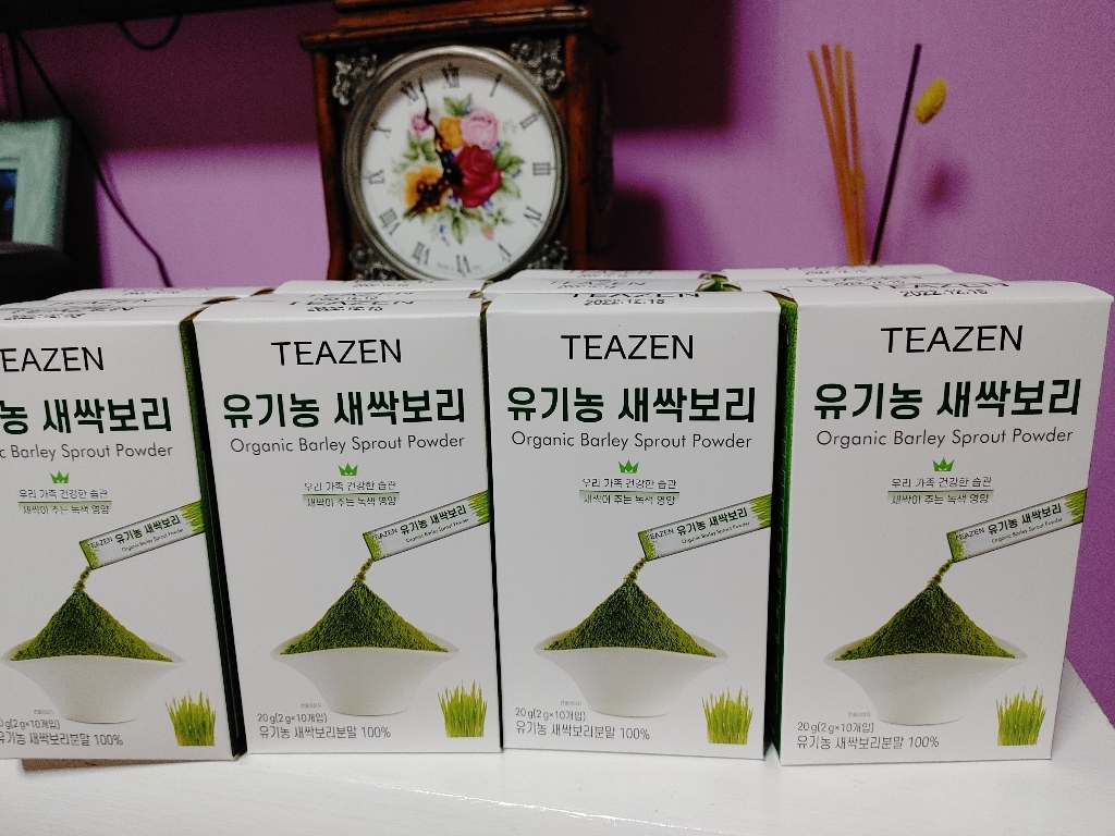 티젠 유기농 새싹보리 분말 스틱