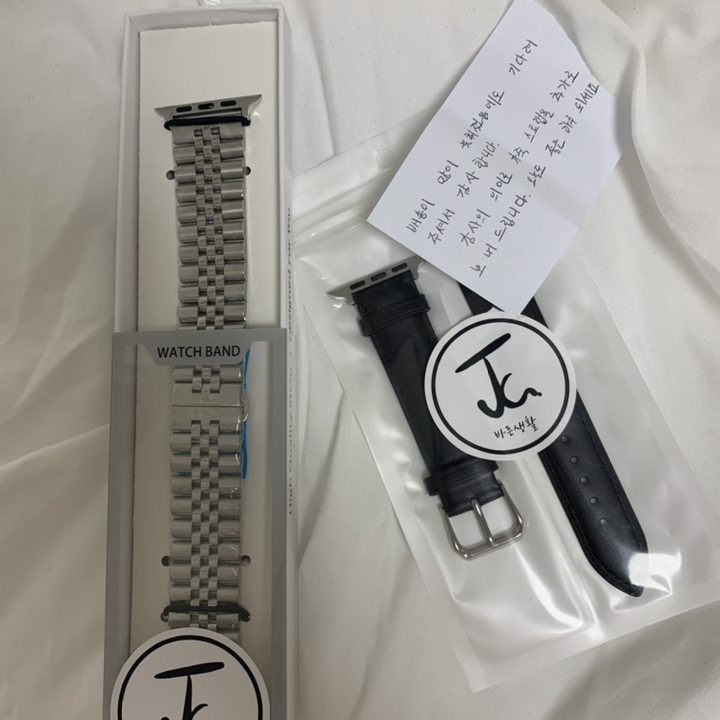애플워치 메탈 스트랩 쥬빌레 밴드 리뷰 후기