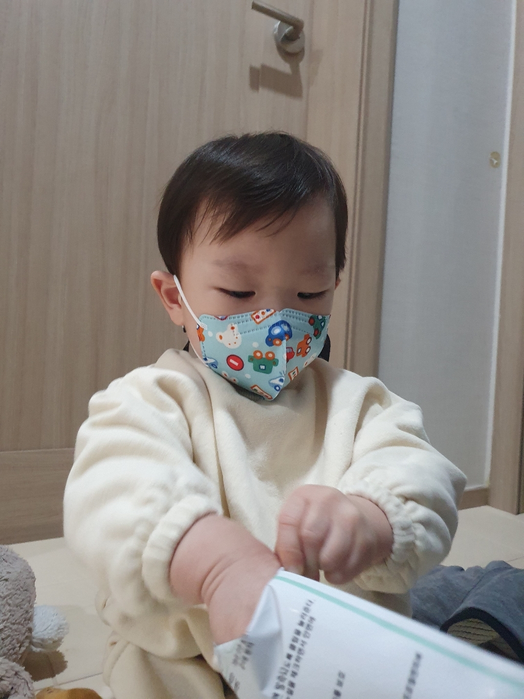[쿠네] 20매사은품증정 03세 유아용 초소형 3D 입체 아기 마스크 위생적인 개별포장 캐릭터 일회용 KC인증 4겹 새부리형 리뷰후기