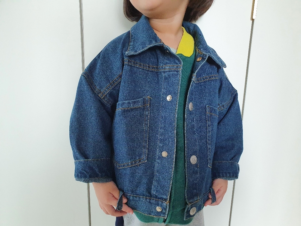 로로샤 아동용 루즈 데님 자켓