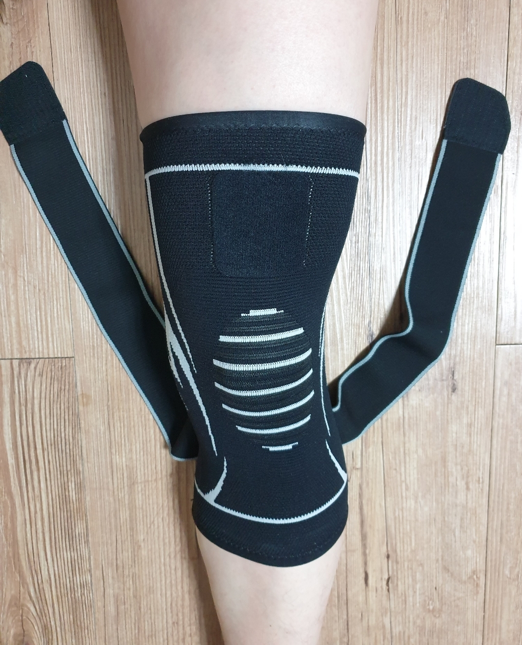 하라 고탄성 더블스트랩 테이핑 무릎보대 데드리프트 테니스 니슬리브 관절염 십자인대