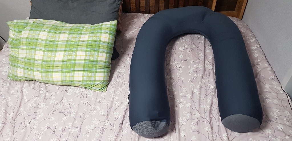 LINU 리누 쫀득 마약 꿀밤 U자 바디필로우 일반 뚱 사이즈 차콜 그레이 아이보리 딥네이비 리뷰후기