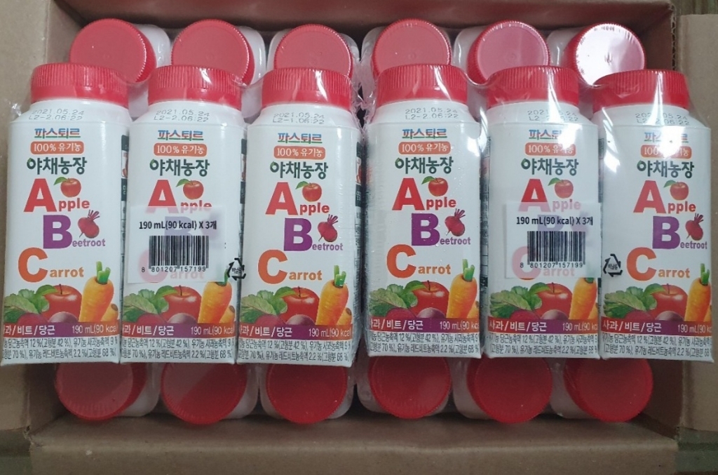 파스퇴르 유기농 야채농장 ABC주스 리뷰후기