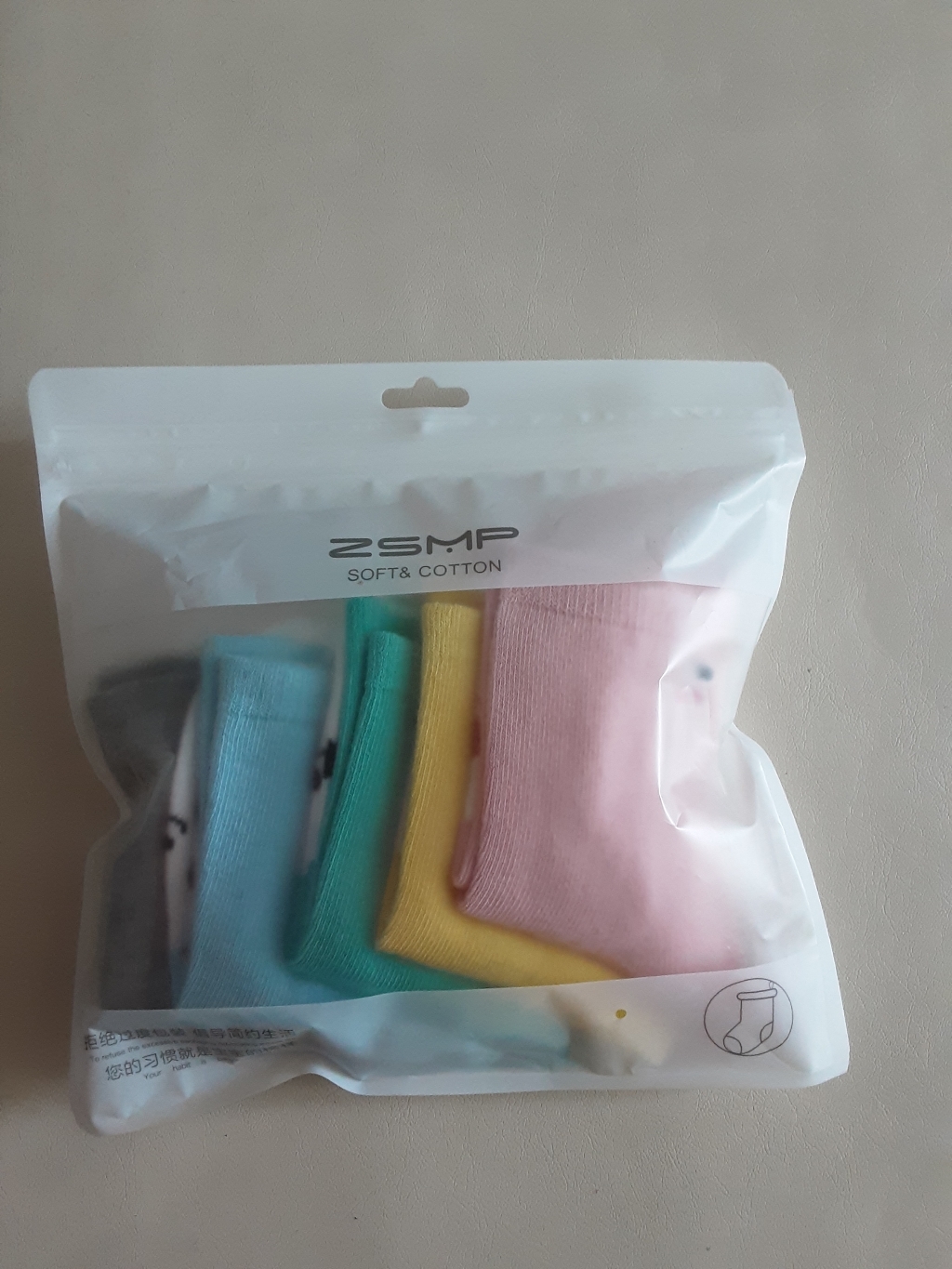 비단길 올라 파스텔 양말 5켤레