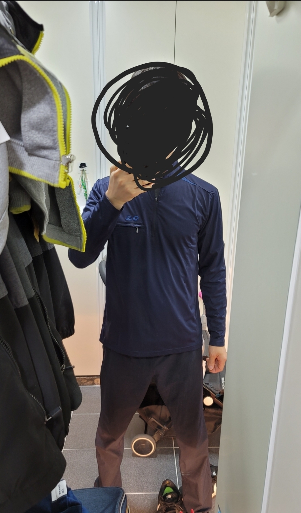 엑스트라스포티 국내생산 일할때입는 남성 등산 작업용 긴팔 집업티셔츠 리뷰후기