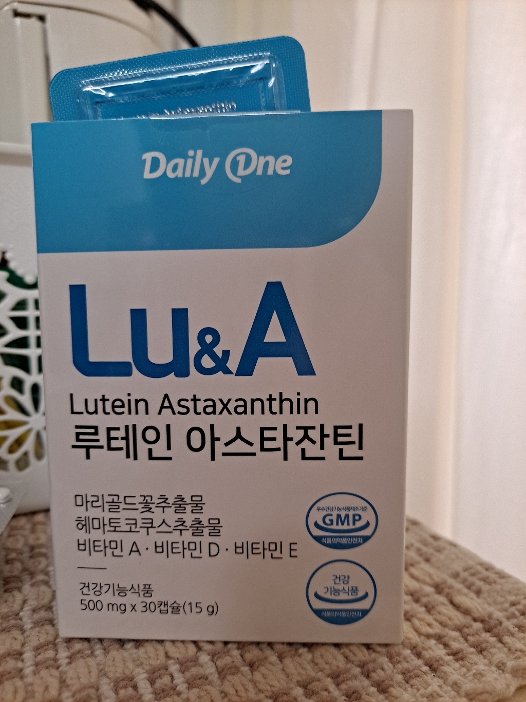 데일리원 전소민 루테인 아스타잔틴 5중 기능성 영양제 온가족 눈건강 비타민A 30캡슐
