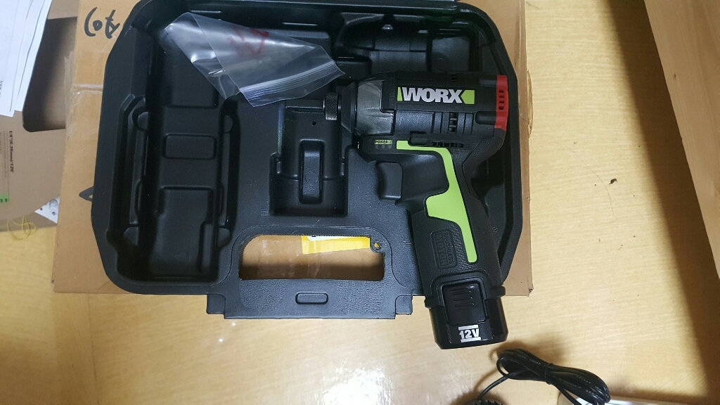 웍스 WU132 충전 임 드라이버 드릴 12V 20Ah 배터리2개 가정용 전문가 DIY