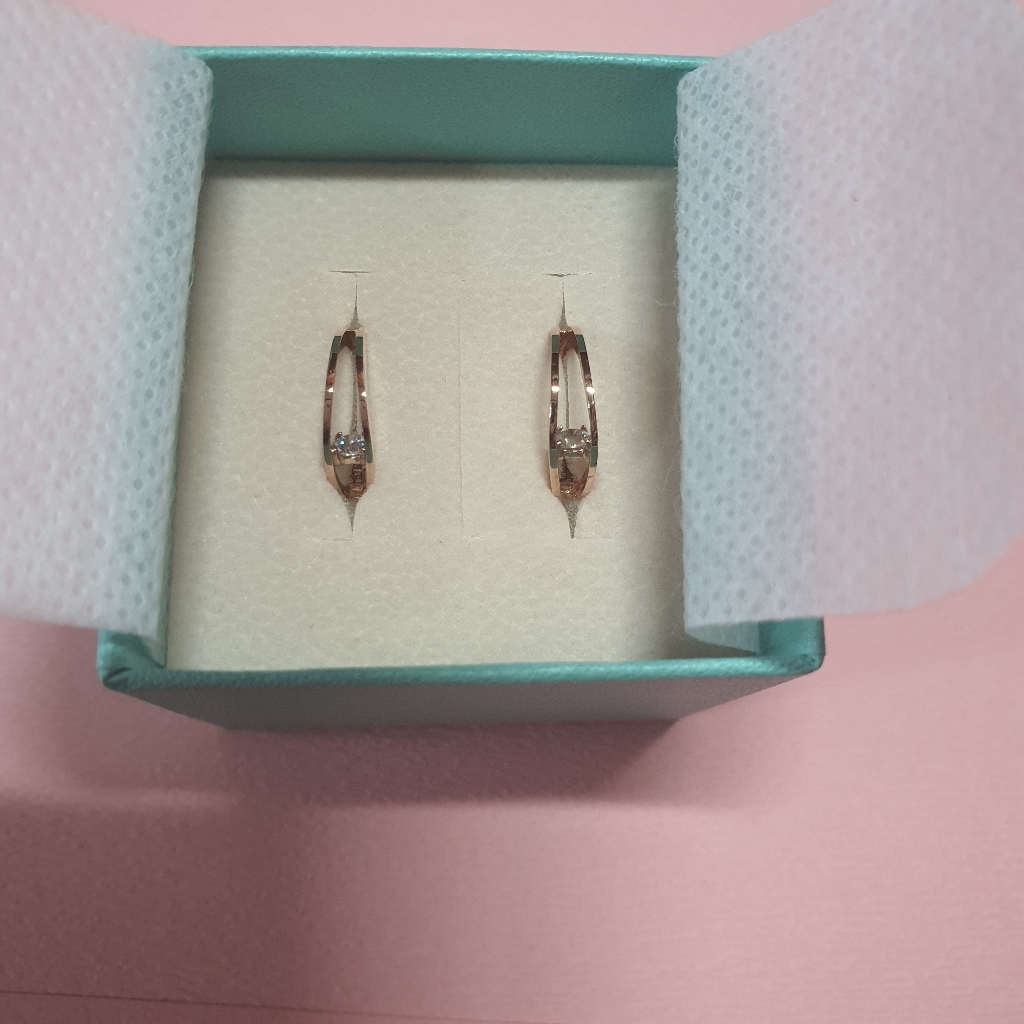 [윤금방] 14k 18k 보노 라운드 큐 링귀걸이 원터치귀걸이 볼륨귀걸이