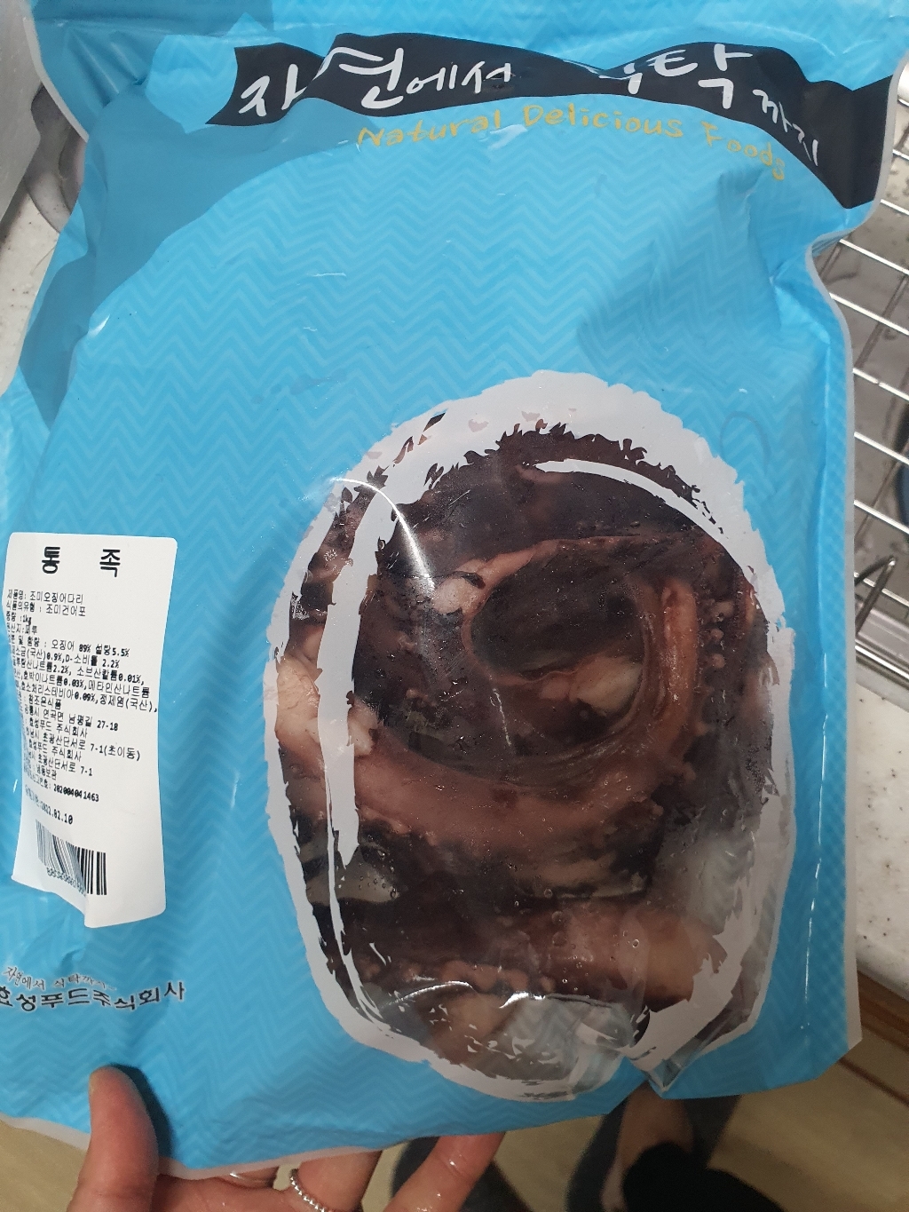 [자연에서 식탁까지] 통족 오징어통족 리뷰후기