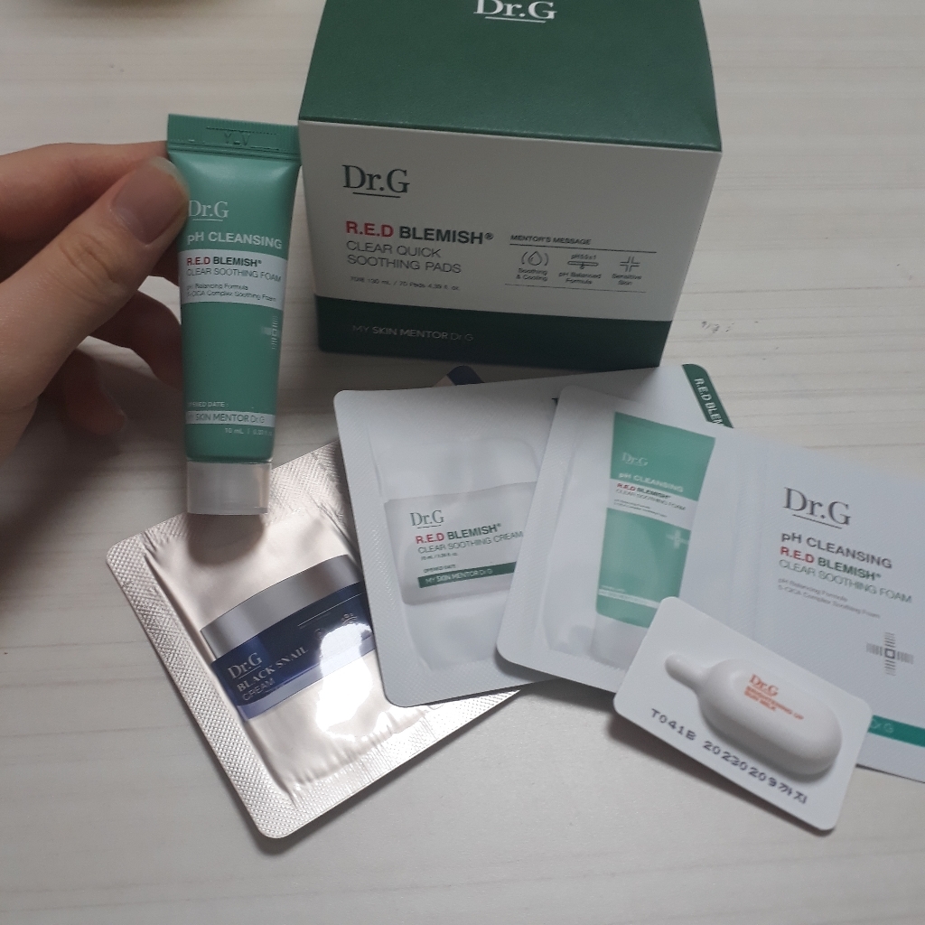 닥터지 레드 블레미쉬 클리어 퀵 수딩 70매 닥터지 5종 리뷰후기