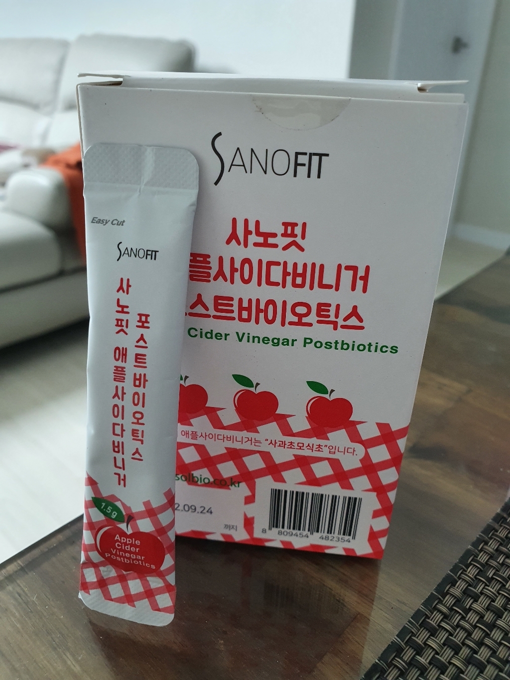 사노핏 애플 사이다 비니거 포스트 바이오틱스 리뷰후기