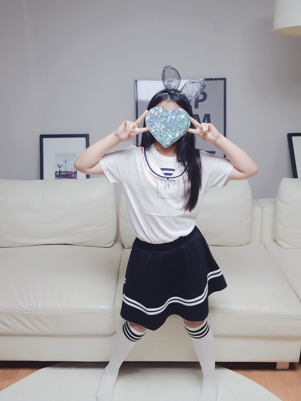 잭키드 여아용 세라 반팔 티셔츠
