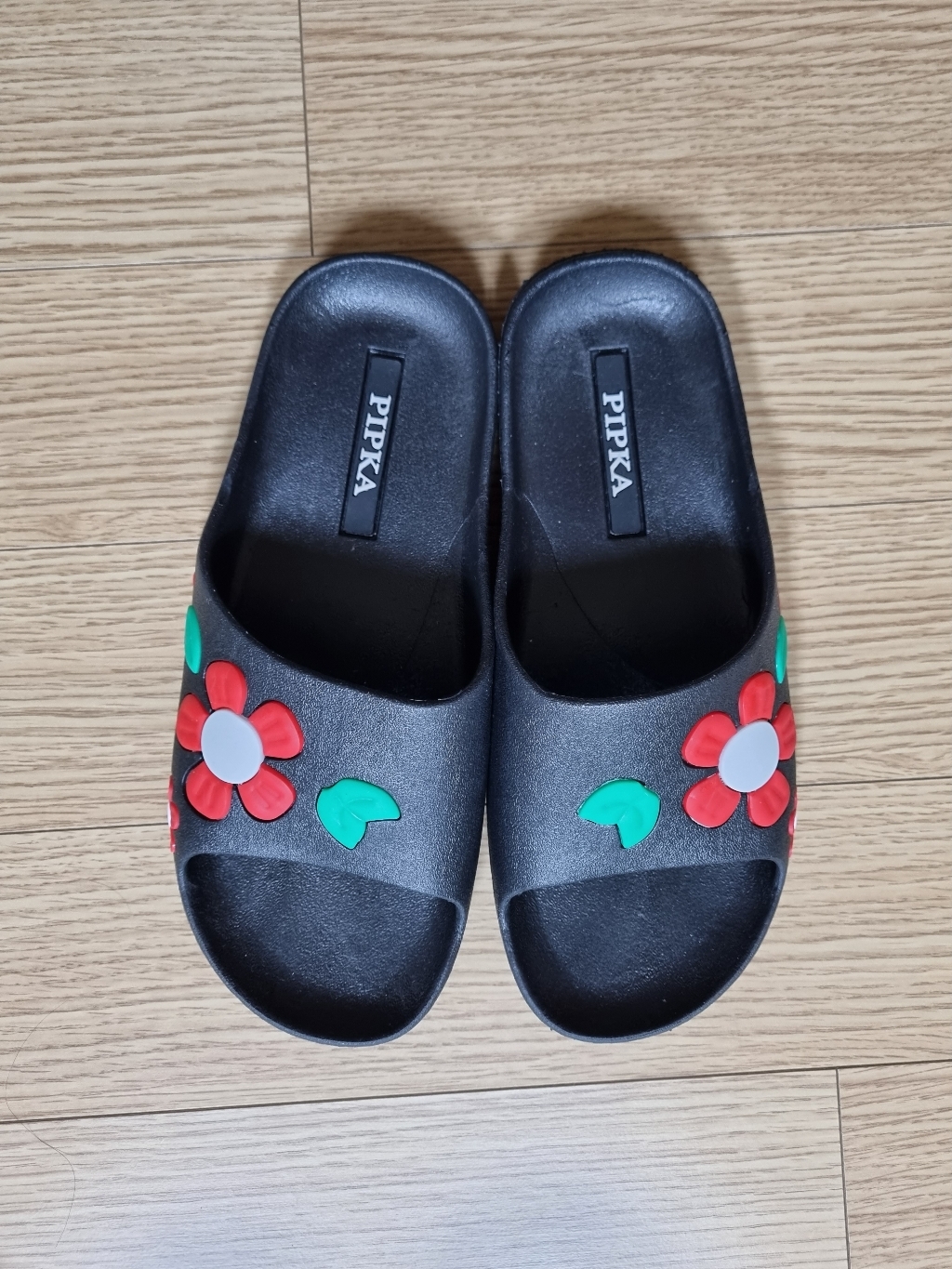뮤즈몰 발편한 플라워 여성슬리퍼