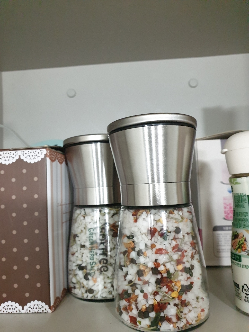 솔트리 허브솔트 그라인더 그린허브 솔트 레드페퍼 솔트 선물세트