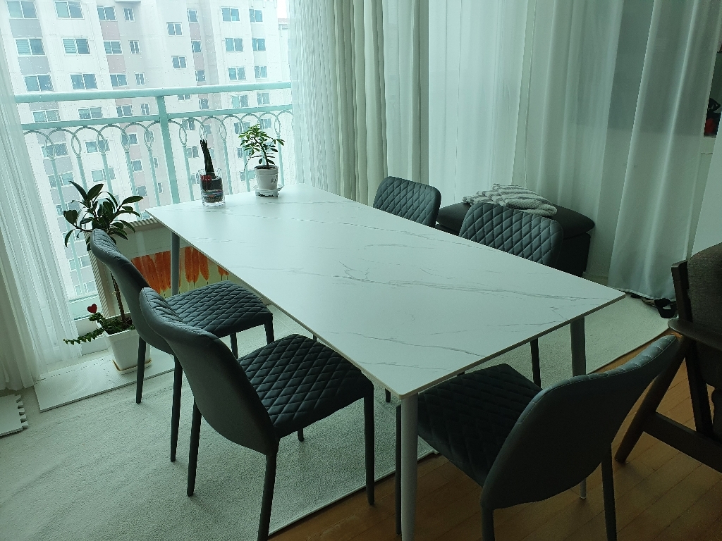 삼익가구 오스카 6인용 세라믹 식탁세트
