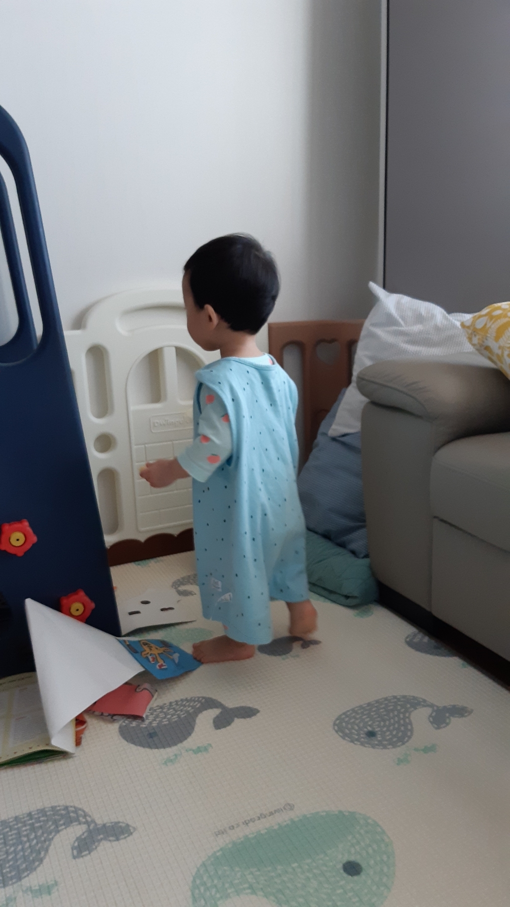 삐까부 남여 공용 가을 편면_여우 아동 수면조끼 롱수면조끼 리뷰후기