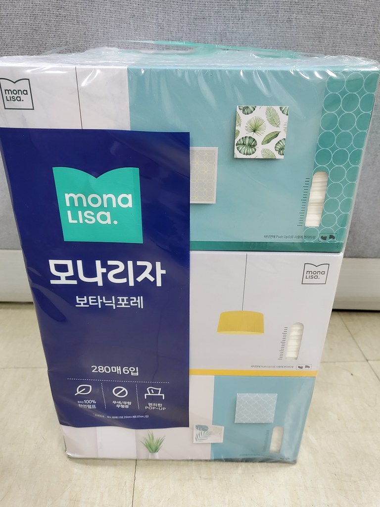 모나리자 보타닉포레 미용티슈 280매 6개입 3개 리뷰후기