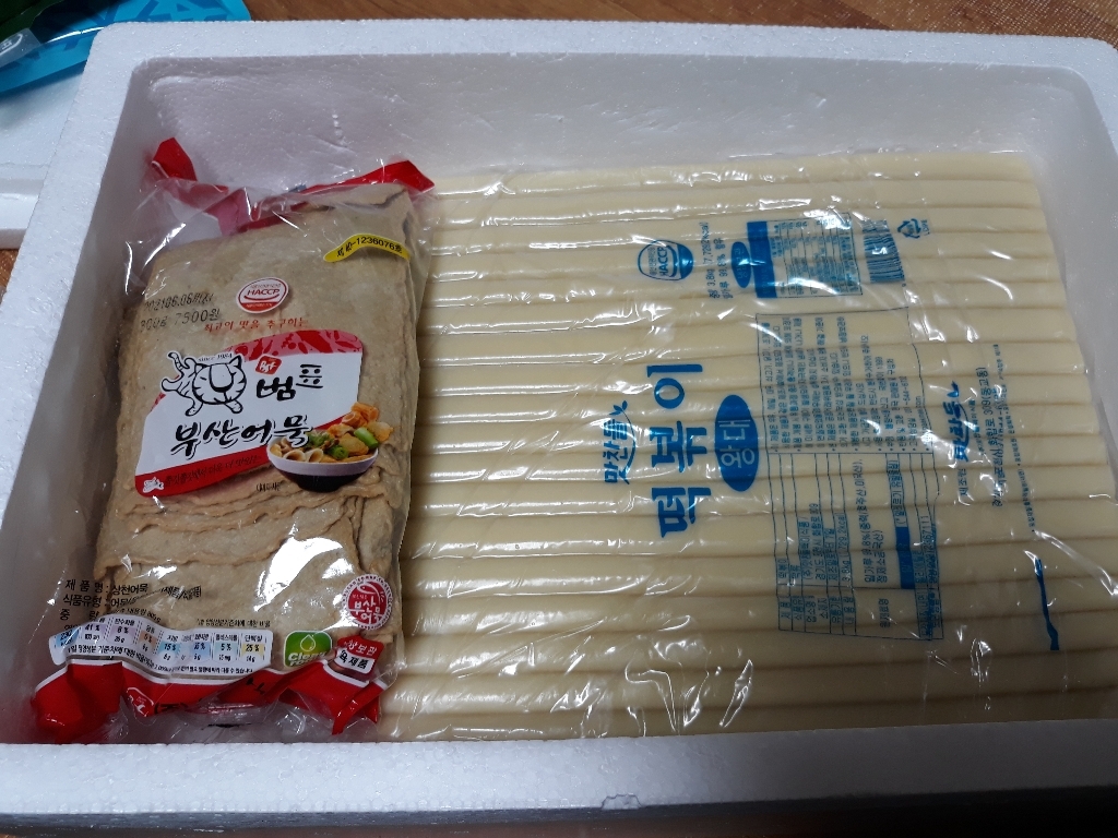 맛찬들백미식품 밀떡볶이 왕대 3