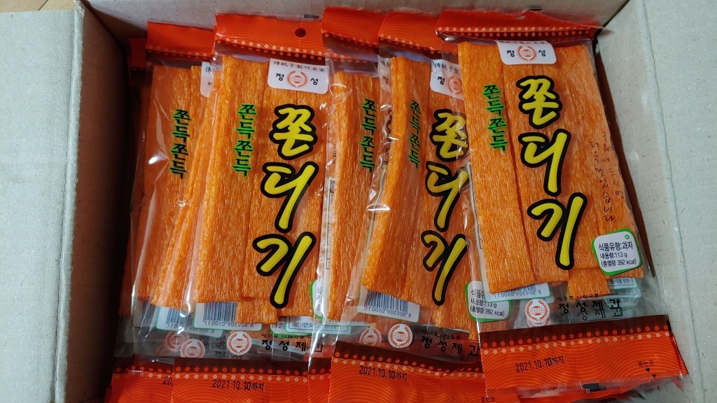 정성제과 쫀득쫀득 쫀디기 1box